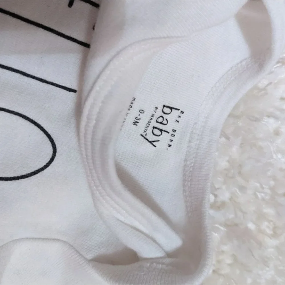 Rae Dunn Baby Newborn Outfit Under Shirt Onesie